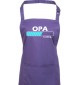 Kochschürze, Opa Loading, Farbe purple