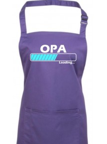 Kochschürze, Opa Loading, Farbe purple