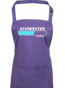 Kochschürze, Schwester Loading, Farbe purple