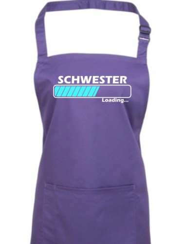 Kochschürze, Schwester Loading, Farbe purple