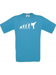 Kinder-Shirt Evolution Karate, Judo, Selbstverteidigung, Farbe atoll, Größe 104