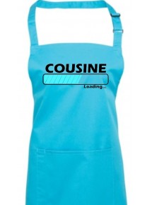 Kochschürze, Cousine Loading, Farbe turquoise