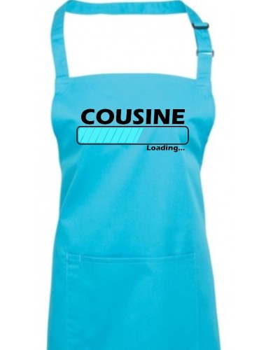 Kochschürze, Cousine Loading, Farbe turquoise