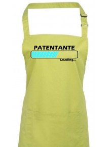 Kochschürze, Patentante Loading, Farbe lime