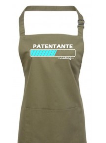 Kochschürze, Patentante Loading, Farbe olive