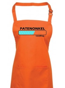 Kochschürze, Patenonkel Loading, Farbe orange