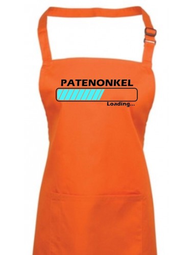 Kochschürze, Patenonkel Loading, Farbe orange