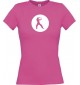 Lady Kampfsport Symbol Karate Fight Boxen kult, pink, Größe L
