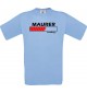 Männer-Shirt Maurer Loading, hellblau, Größe L