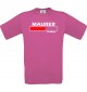 Männer-Shirt Maurer Loading, pink, Größe L