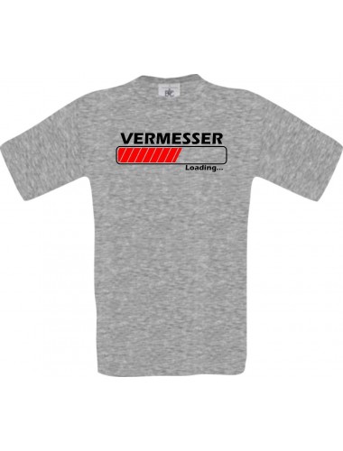 Männer-Shirt Vermesser Loading, sportsgrey, Größe L