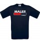 Männer-Shirt Maler Loading, navy, Größe L