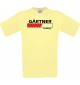 Männer-Shirt Gärtner Loading, hellgelb, Größe L