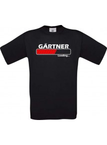 Männer-Shirt Gärtner Loading, schwarz, Größe L