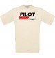 Männer-Shirt Pilot Loading, natur, Größe L