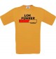 Männer-Shirt Lokführer Loading, orange, Größe L