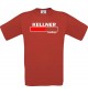 Männer-Shirt Kellner Loading, rot, Größe L