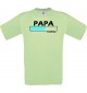 Männer-Shirt Papa Loading, mint, Größe L