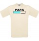 Männer-Shirt Papa Loading, natur, Größe L