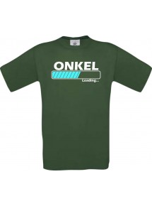 Männer-Shirt Onkel Loading, grün, Größe L