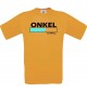Männer-Shirt Onkel Loading, orange, Größe L