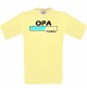 Männer-Shirt Opa Loading, hellgelb, Größe L