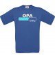 Männer-Shirt Opa Loading, royal, Größe L