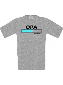 Männer-Shirt Opa Loading, sportsgrey, Größe L