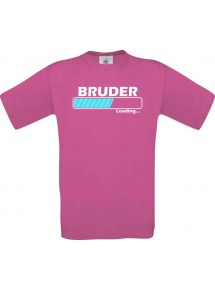 Männer-Shirt Bruder Loading, pink, Größe L
