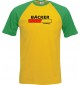 Raglan-Shirt Bäcker Loading, gelb, Größe L