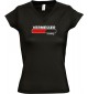 TOP sportlisches Ladyshirt mit V-Ausschnitt Vermesser Loading, Farbe schwarz, Größe L