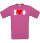 Man T-Shirt I Love Pinguin Tiere Tiermotive Naturkult, Größe: S- XXXL