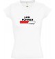 TOP sportlisches Ladyshirt mit V-Ausschnitt Lokführer Loading, Farbe weiss, Größe L