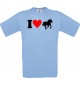 Man T-Shirt I Love Pferd Tiere Tiermotive Naturkult, Größe: S- XXXL