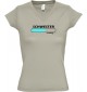 TOP sportlisches Ladyshirt mit V-Ausschnitt Schwester Loading, Farbe khaki, Größe L