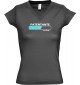 TOP sportlisches Ladyshirt mit V-Ausschnitt Patentante Loading, Farbe grau, Größe L
