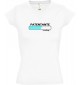 TOP sportlisches Ladyshirt mit V-Ausschnitt Patentante Loading, Farbe weiss, Größe L