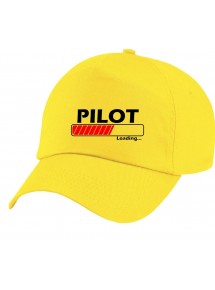Original 5-Panel Basecap , Pilot Loading, Farbe gelb