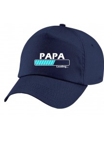 Original 5-Panel Basecap , Papa Loading, Farbe blau