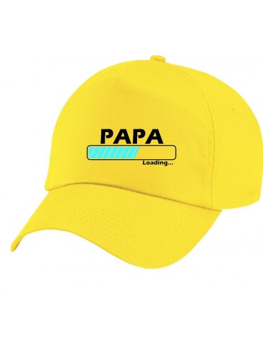 Original 5-Panel Basecap , Papa Loading, Farbe gelb