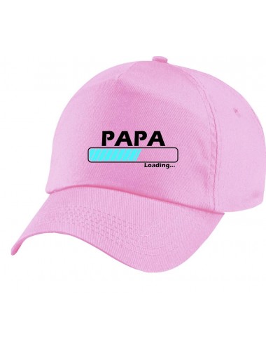 Original 5-Panel Basecap , Papa Loading, Farbe rosa