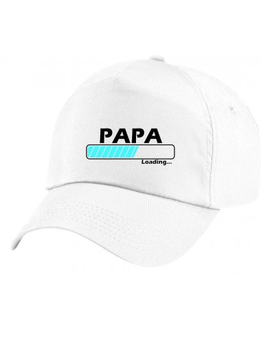 Original 5-Panel Basecap , Papa Loading, Farbe weiss