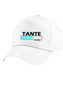 Original 5-Panel Basecap , Tante Loading, Farbe weiss
