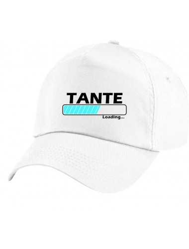 Original 5-Panel Basecap , Tante Loading, Farbe weiss