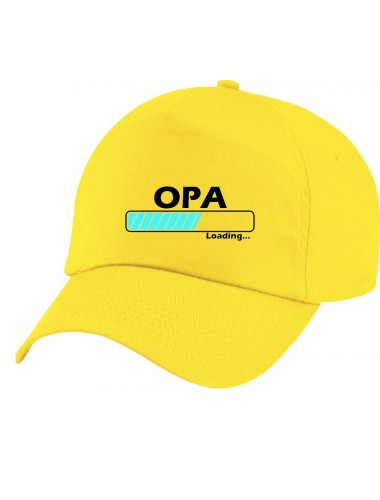 Original 5-Panel Basecap , Opa Loading, Farbe gelb
