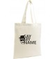 Organic Bag, Shopper Say My Name Farbe natur