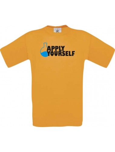Kinder-Shirt BREAKING BAD HEISENBERG White Apply Yourself, Farbe orange, Größe 128