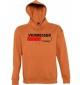 Kapuzen Sweatshirt  Vermesser Loading, orange, Größe L
