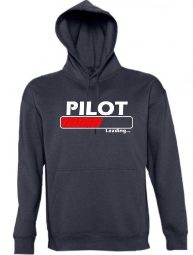 Kapuzen Sweatshirt  Pilot Loading, navy, Größe L