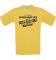 TOP Männer-Shirt Ich bin Ehrenamtler, weil Superheld kein Beruf ist, gelb, Größe L